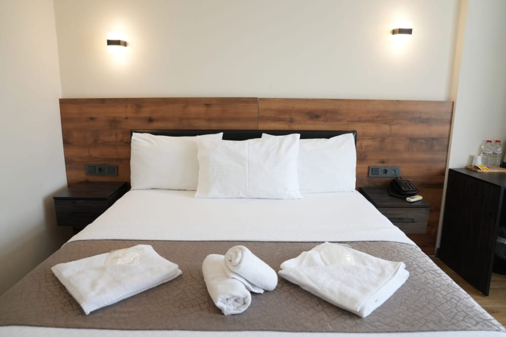 Bandırma butik otel - Detaport Hotel modern ve konforlu oda görünümü